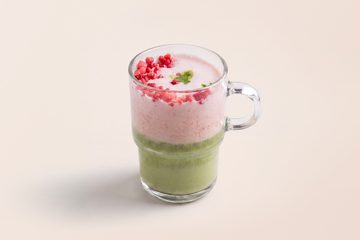 Latte Matcha Fraise